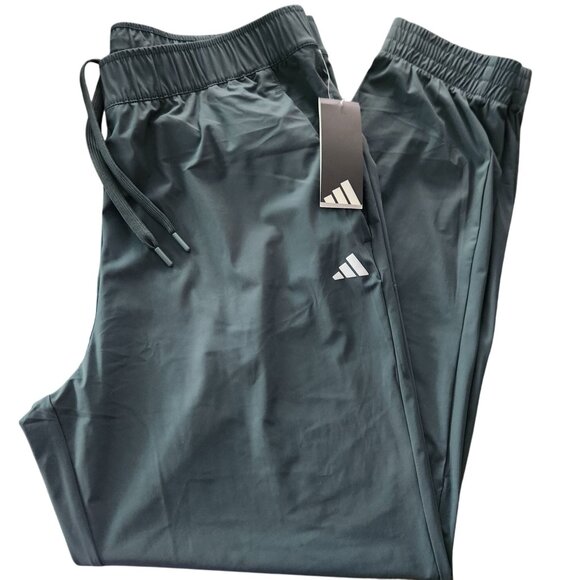 Adidas Essential Golf Stretch Jogger Pants Men's Size L Green - Picture 1 of 6